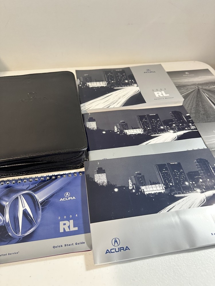 2004 Acura RL Owners Manual Set