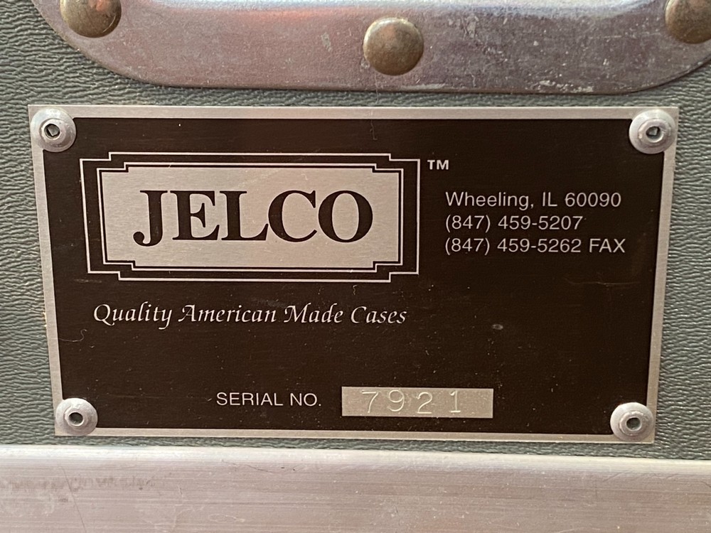 Jelco ATA Rolling Equipment Case w/ Telescoping Handle + Epson Projector Tested