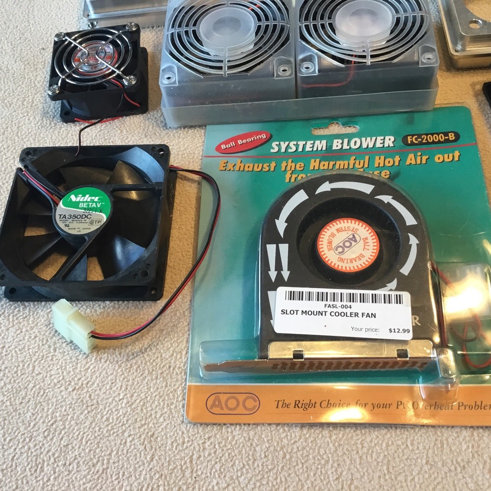 VTG PC Computer Items Fans - Card Reader - Blowers- Plus.