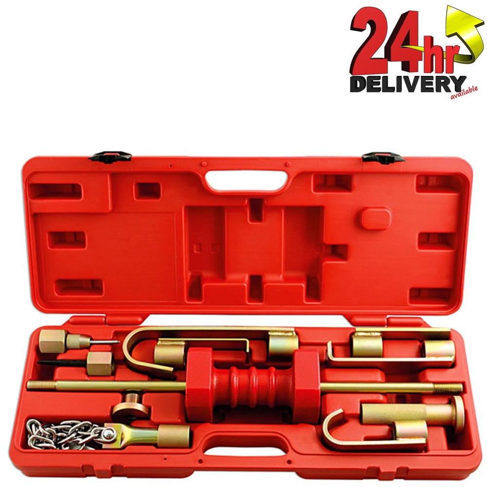 Power-Tec 5.4kg Slide Hammer Bodywork Puller Heavy Duty Tool & Attachments 92297