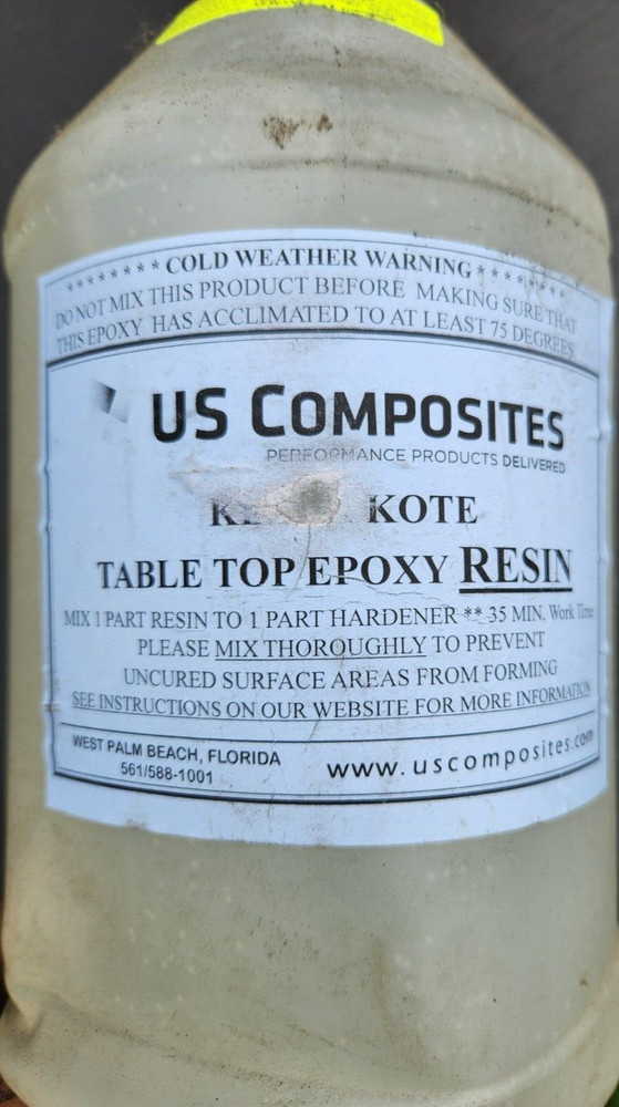 U.S. Composites Kleer Kote Table Top Epoxy