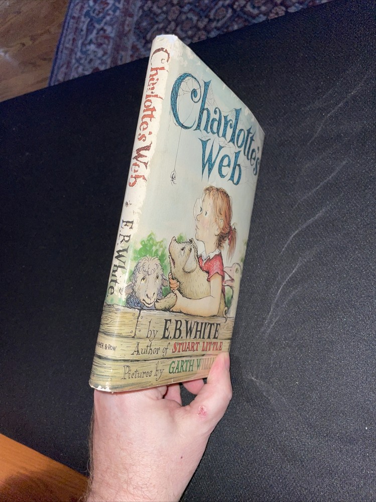 1952 - Charlotte's Web - HC DJ - E.B. White - in DJ protector