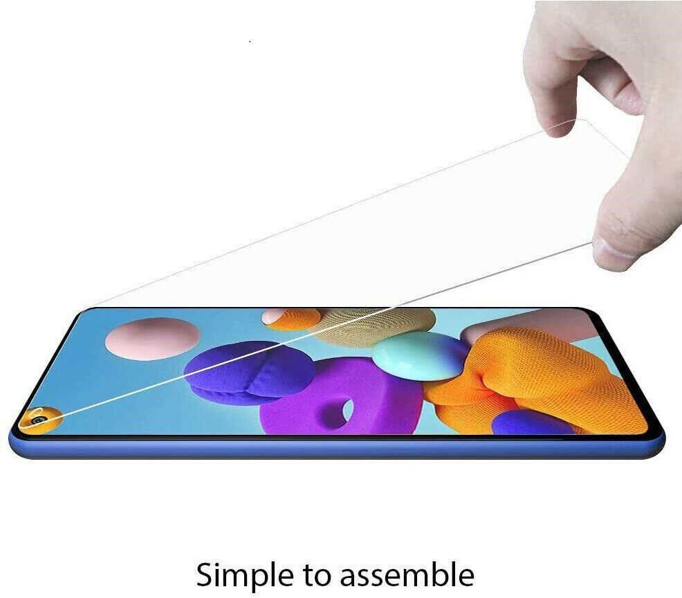 For Samsung Galaxy A11 Clear-TEMPERED GLASS SCREEN PROTECTOR ,Case Friendly