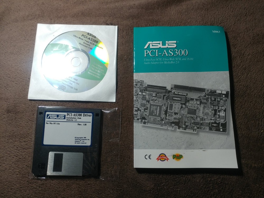 ASUS PCI-AS300 MediaBus Adaptec SCSI + Creative Audio Controller