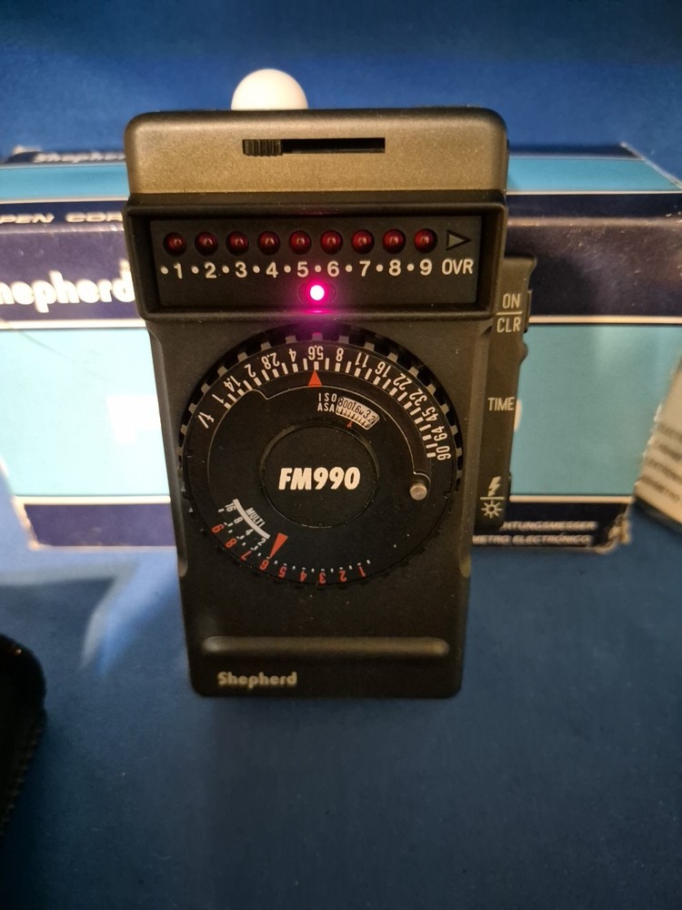 Shepherd FM990 Flash Meter With Case (250912-7)