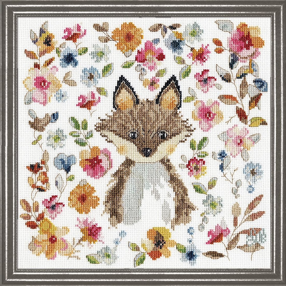 DESIGN WORKS Fox Counted Cross Stitch Kit