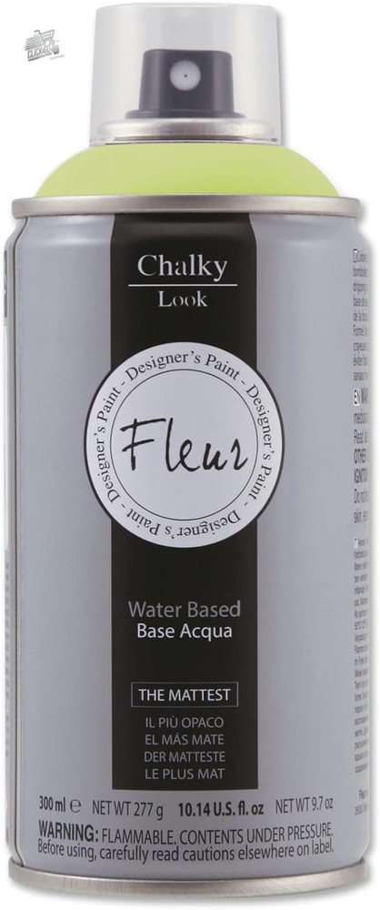 FLEUR Chalk Paint Spray, Extra Matte, Odorless Water, Multisuper