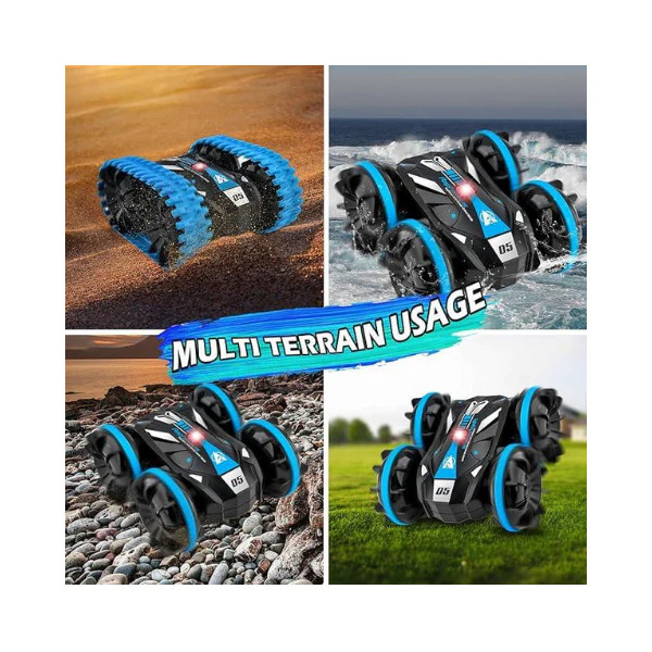 Amphibious RC Car - 360° Rotation, Waterproof