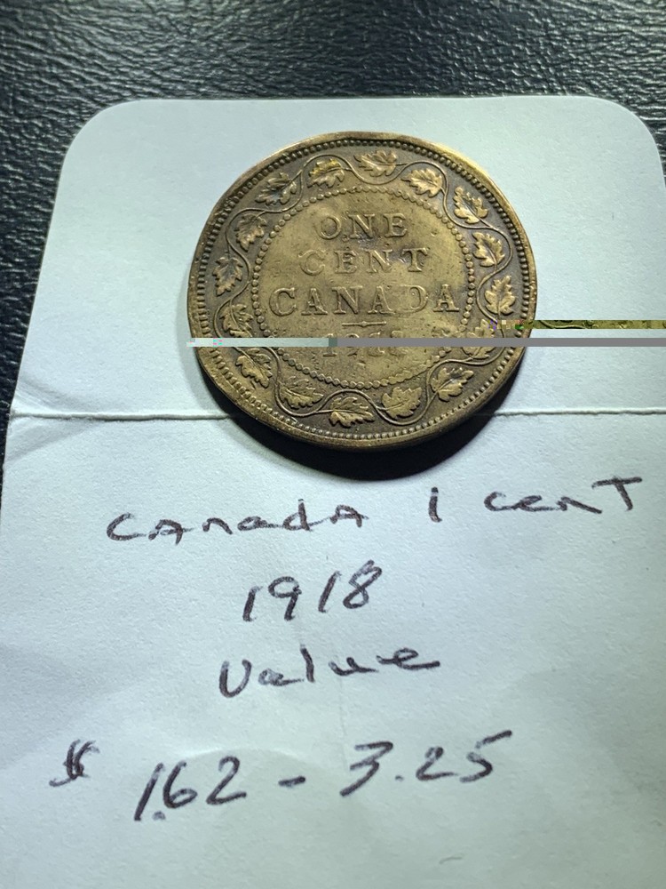 1918 Canada One Cent Large 1 (#1032)
