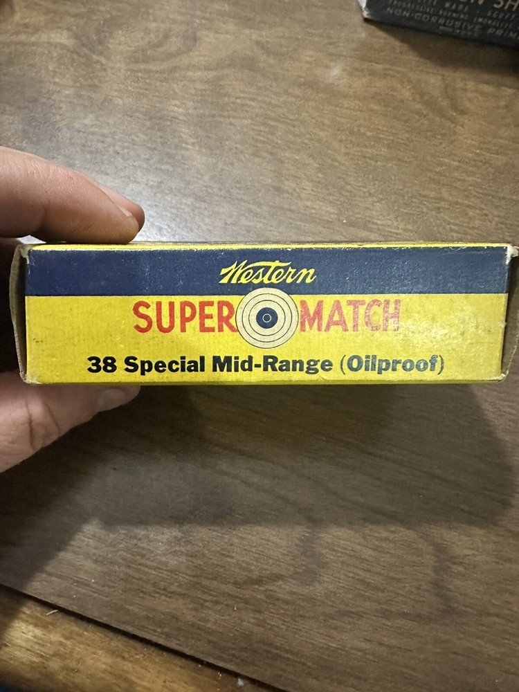 Western Super Match 38 Special Mid-Range Empty Box 148 Grain Clean Cutting