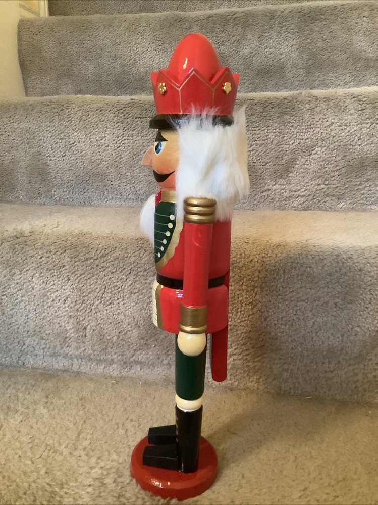 Christmas Nutcracker King 15” Tall