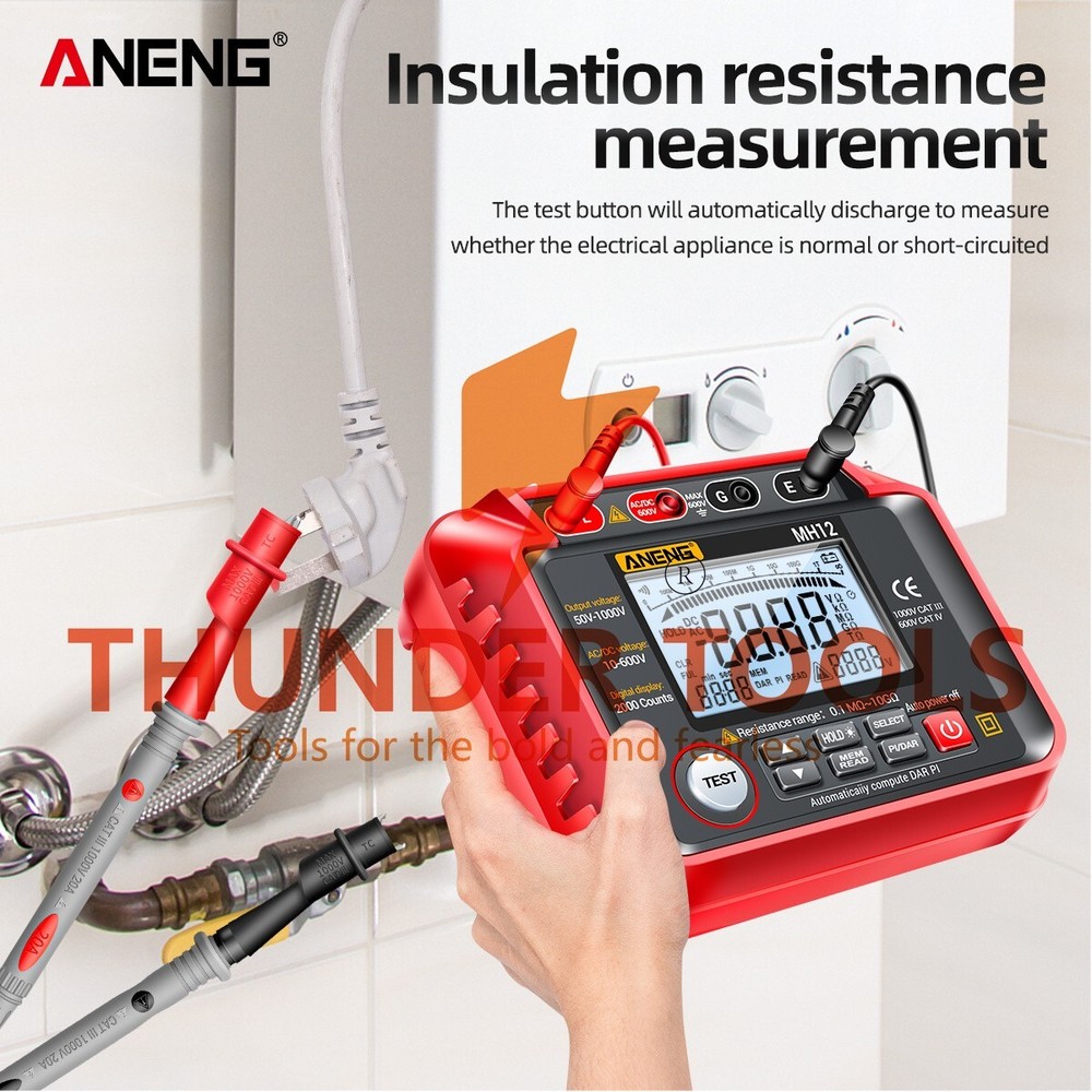 Thunder Tools ANENG MH12 Insulation Resistance Tester Shaking Table High