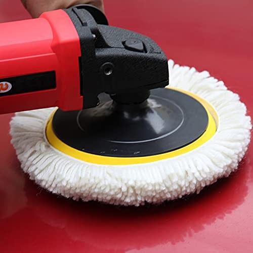 3 Pack Wool Polishing Pad, 7 inch Wool Buffing Pad for Compound Cutting &