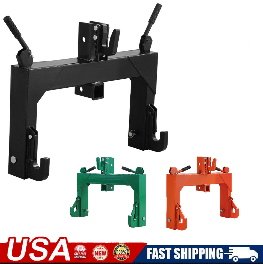 ⭐3 Point Quick Hitch Adapter Attach For Category 1 Category 1 Tractor 3000 LBS