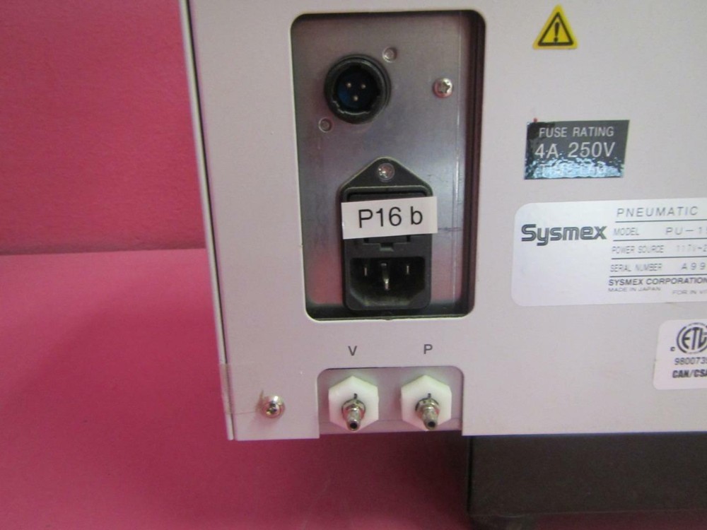 Sysmex PU 15 Pneumatic Pump Unit
