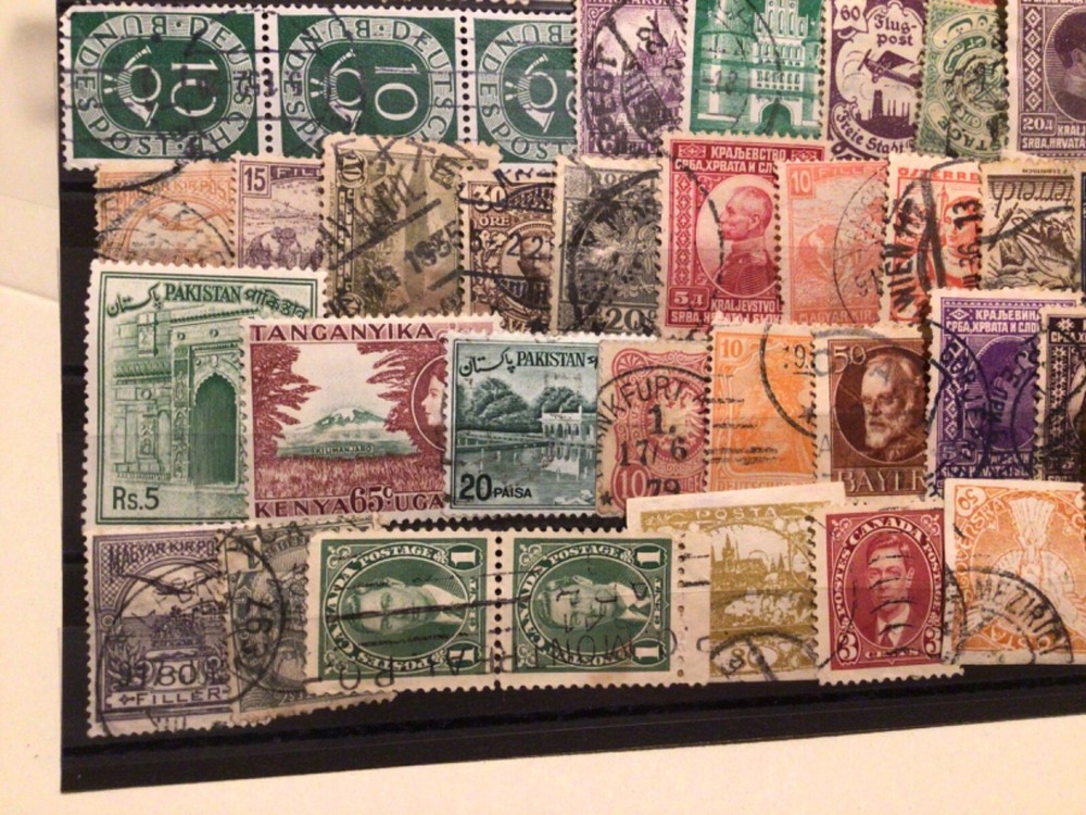 World wide mixed used stamps A9546