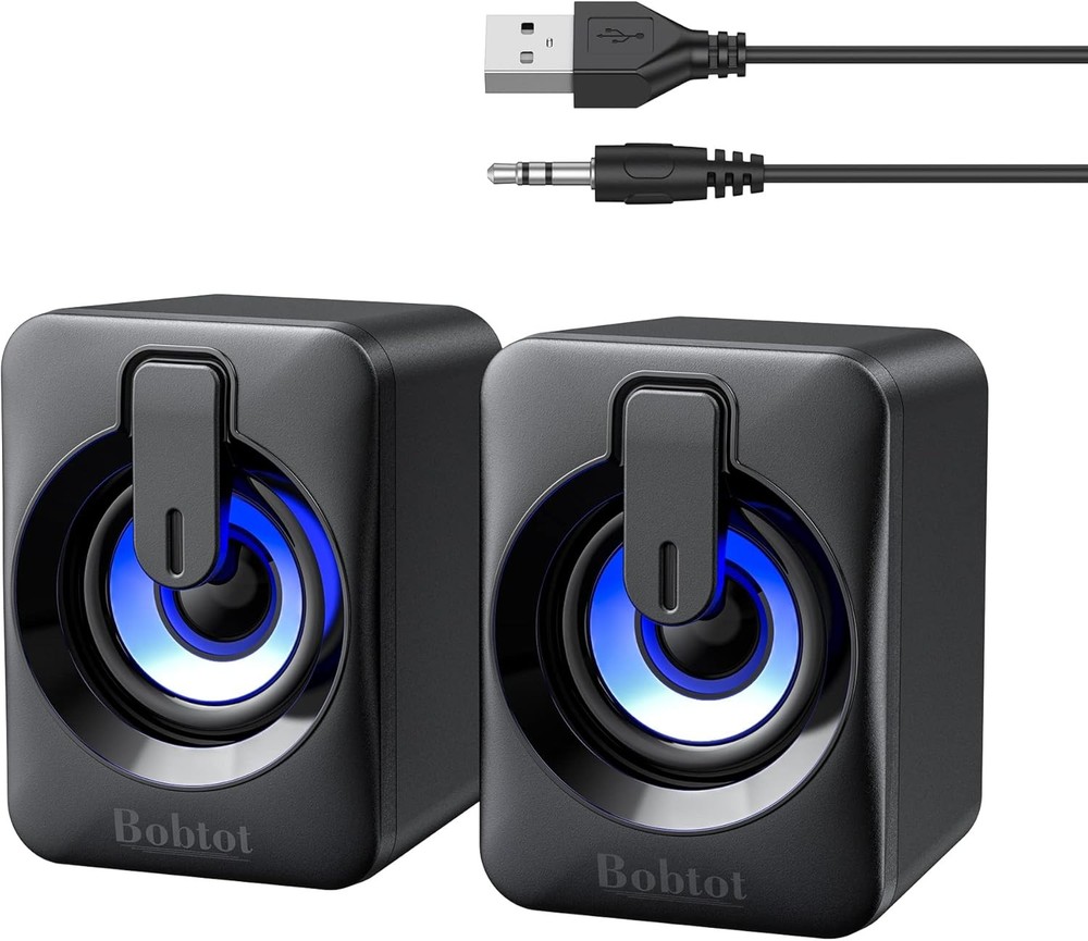 Computer Speaker Bluetooth RGB Desk Speaker for Computer and Laptop