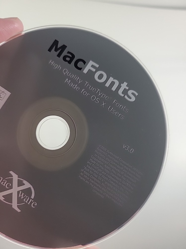 MacFonts by Macware Platform : Mac OS X