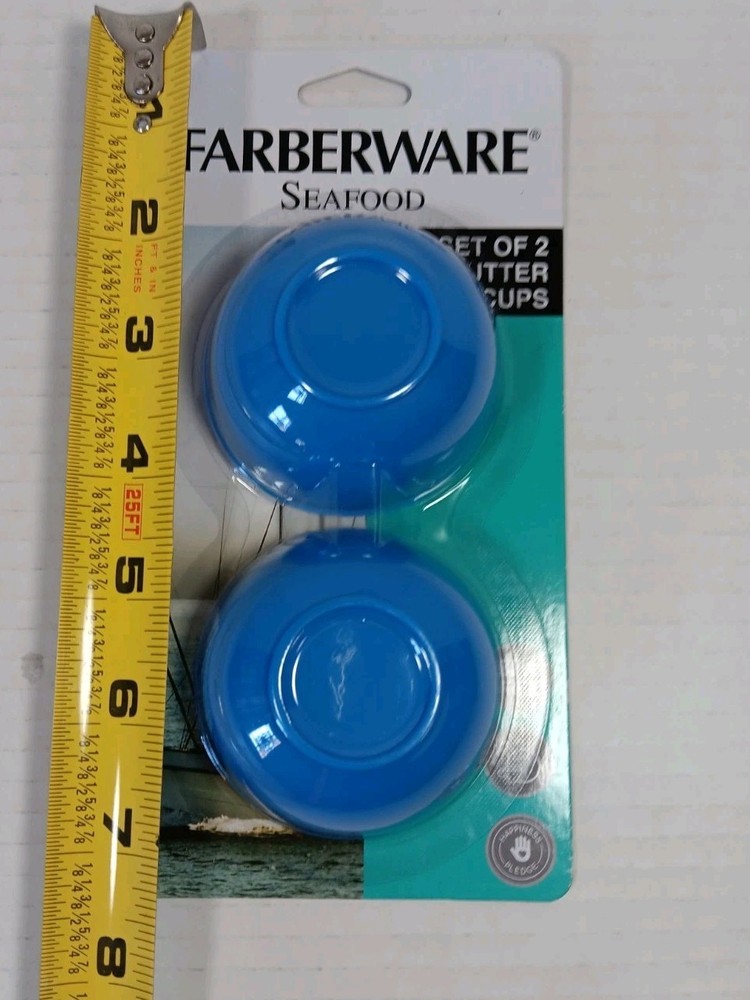 Farberware Seafood Blue Butter Cups