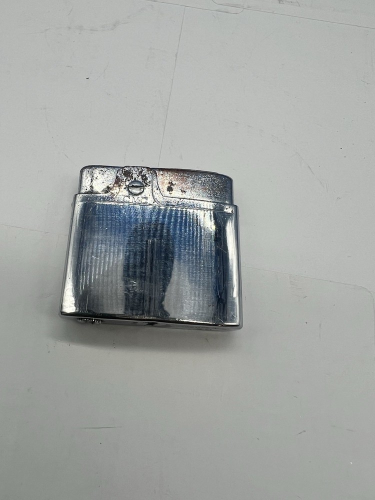 VTG Japan CMC Continental Mini Cigarette Lighter Silver Hearth