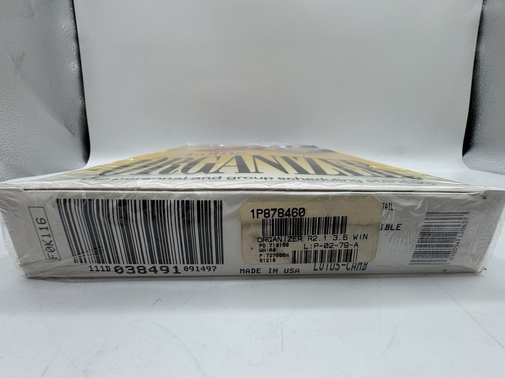 Lotus Organizer 2.1 Release Software The personal and group scheduling standard