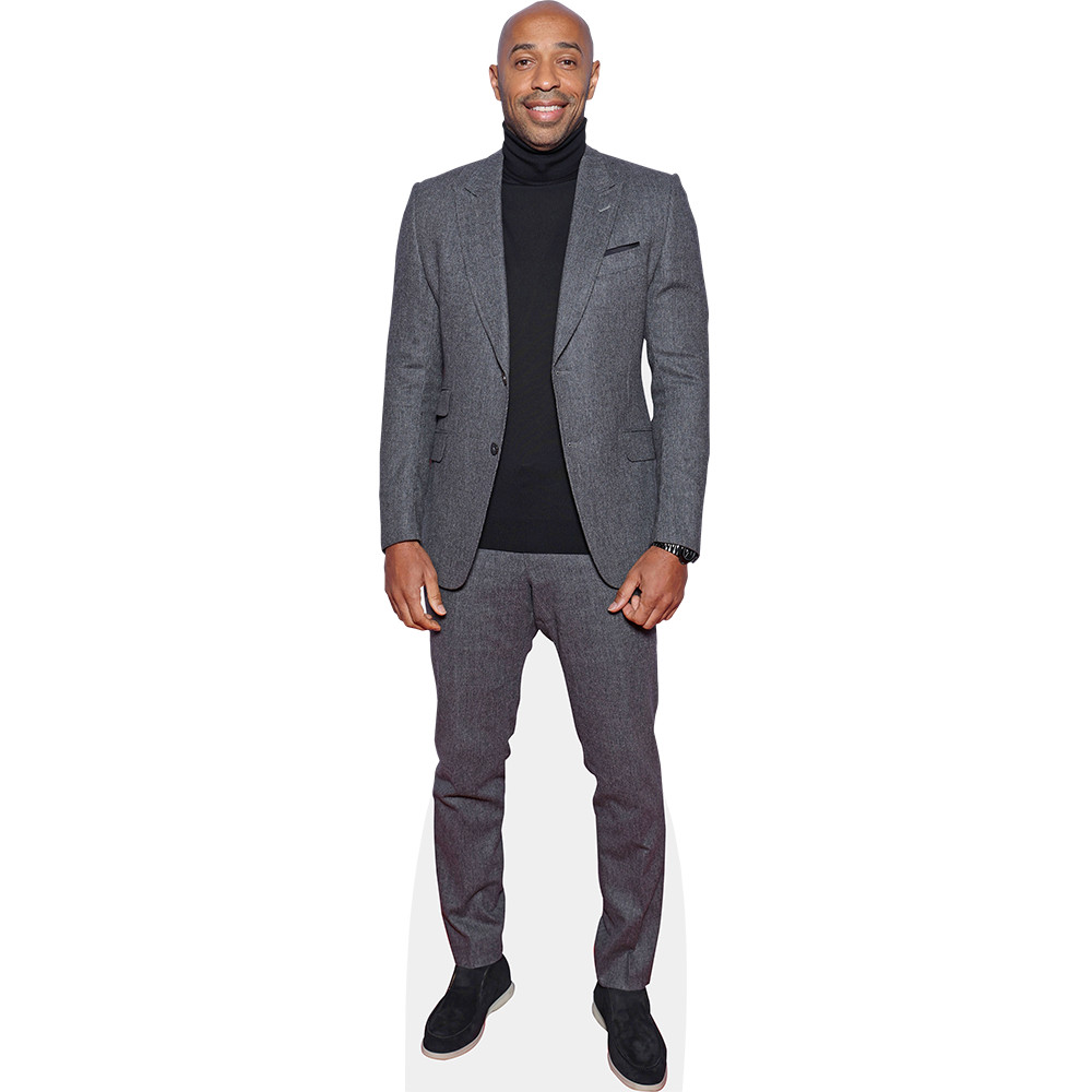 Thierry Henry (Grey Suit) Mini Size Cutout