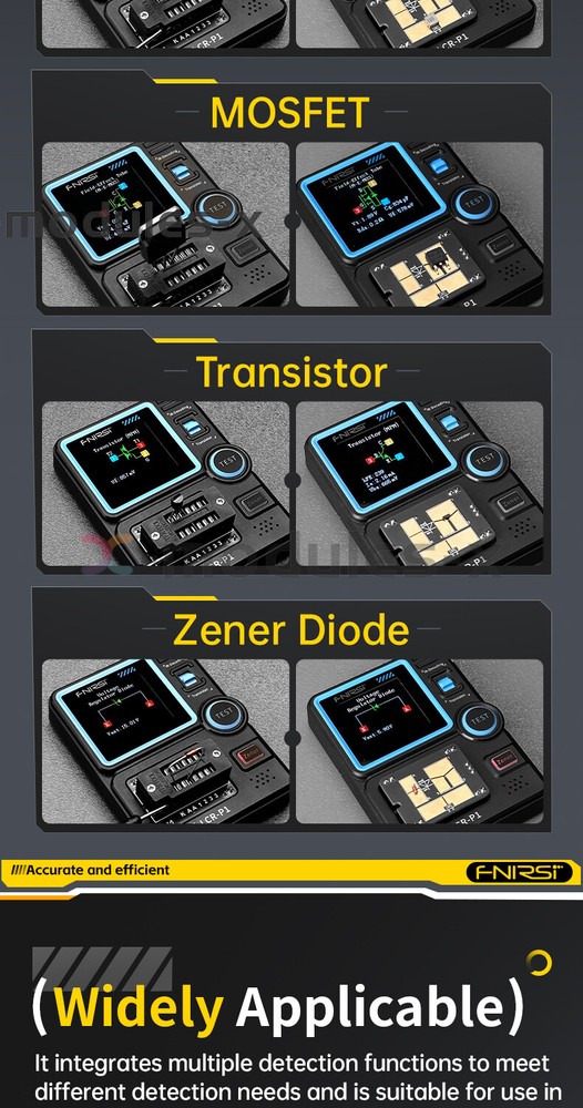 FNIRSI LCR-P1 Transistor Tester Diode Triode Capacitance Meter LCR ESR Tester