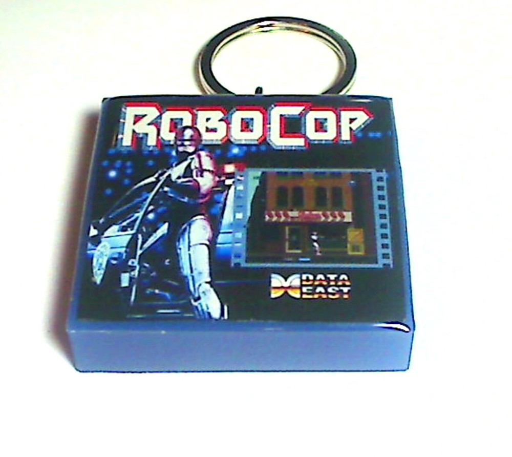 RoboCop Arcade Coin Door accessory Keychain