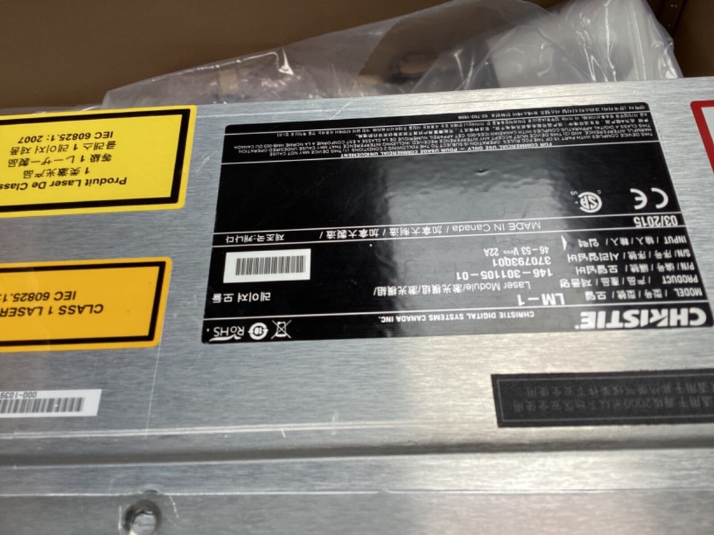 (1) One Christie LM-1 Laser Module