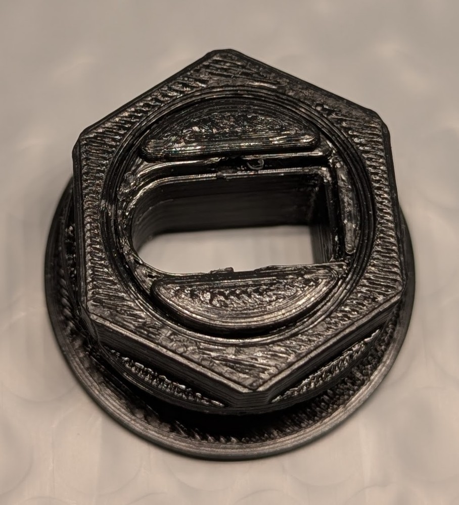 Threaded Panel Mount Adapter, IC5 Connector