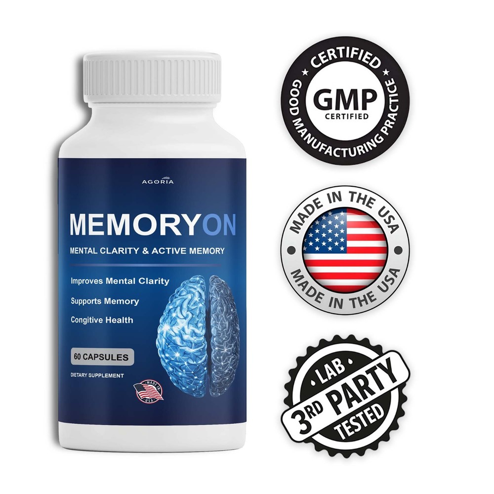 (6 Pack)MemoryOn Advanced Mind Memory & Cognitive Support Pills Genuine MemoryOn