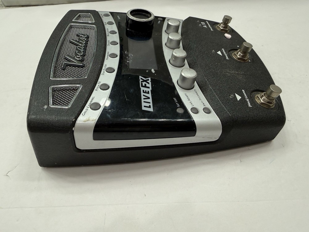 Digitech VLFX Vocalist Live FX Vocal Multi Effects Processor Pedal + PSU