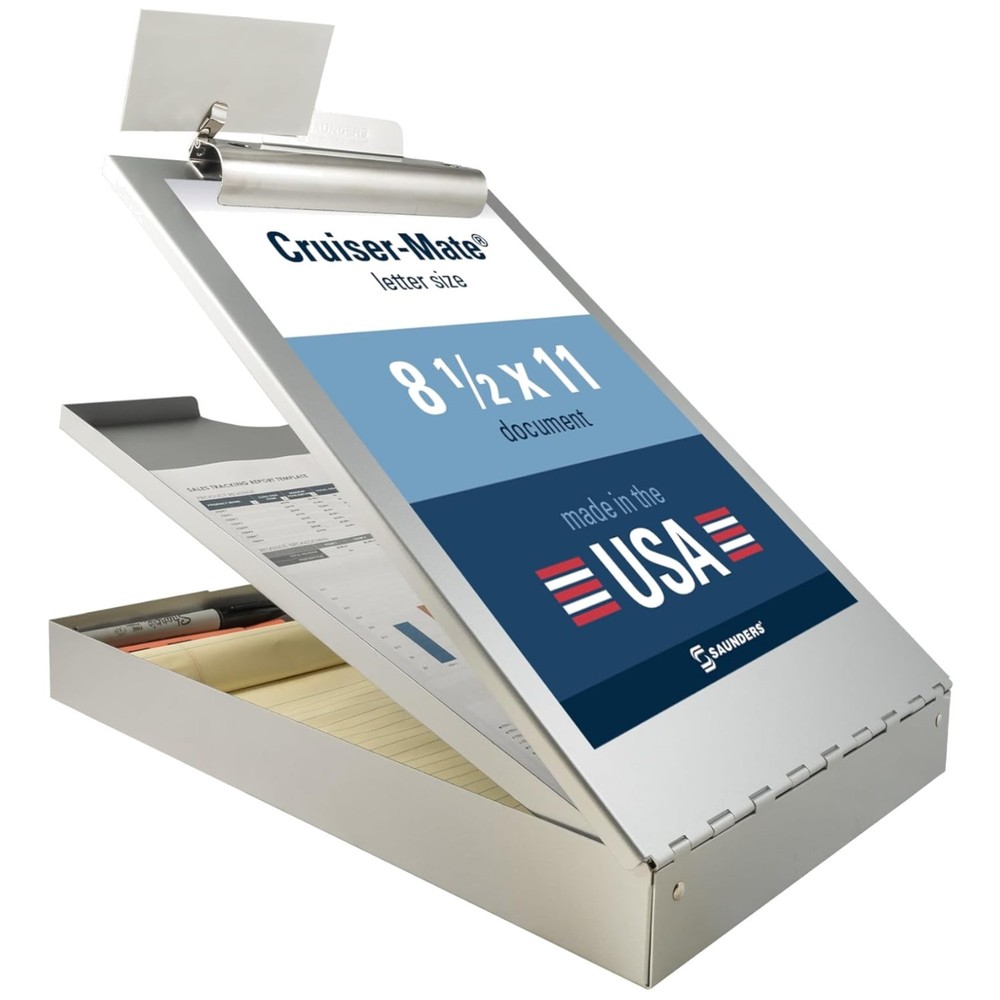 Durable Cruiser-Mate Clipboard with Storage Compartments