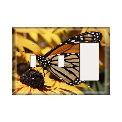 SnazzySwitch Monarch Decorative Light Switch Plate Cover