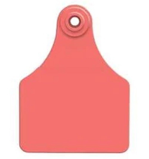 Allflex Global Maxi Blank Cattle Ear Tags 25 Count Pink