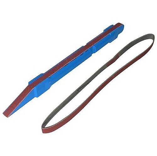 Excel #320 Grit Sanding Stick with 2 Green Belts for Hobby Models