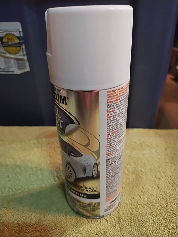 Rust-Oleum Peelable Rubber Coating Matte White 11 Oz 318347