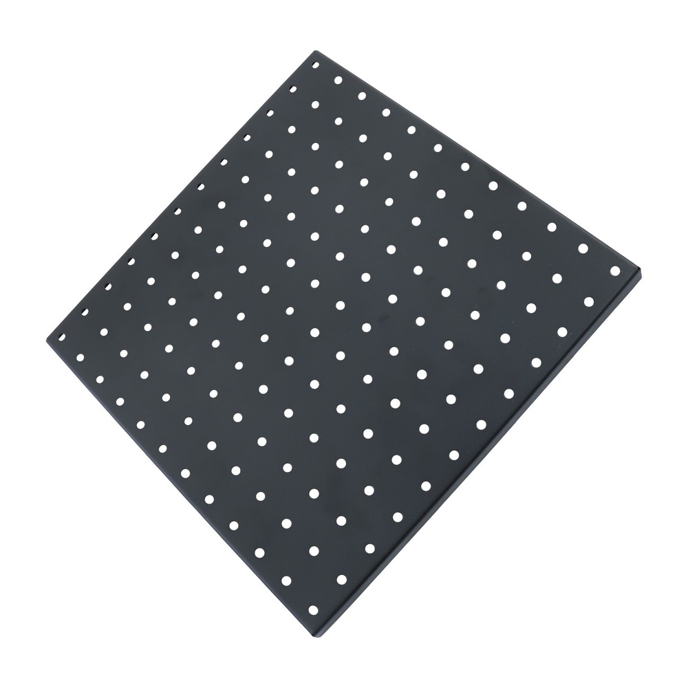 4 Pack Metal Pegboards Peg Boards Wall Organizer Panel Storage Hanger Tool Black