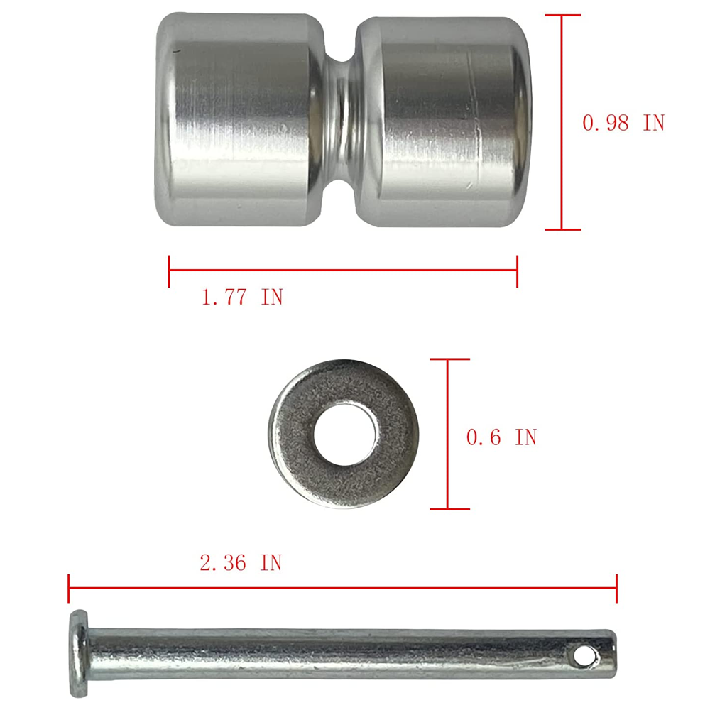 4 Sets Rollers Pins Washers Rings Replacement for GMNR925 Gorilla Lift Assist