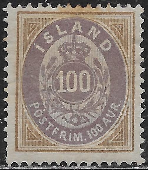 Iceland Scott # 20 MH