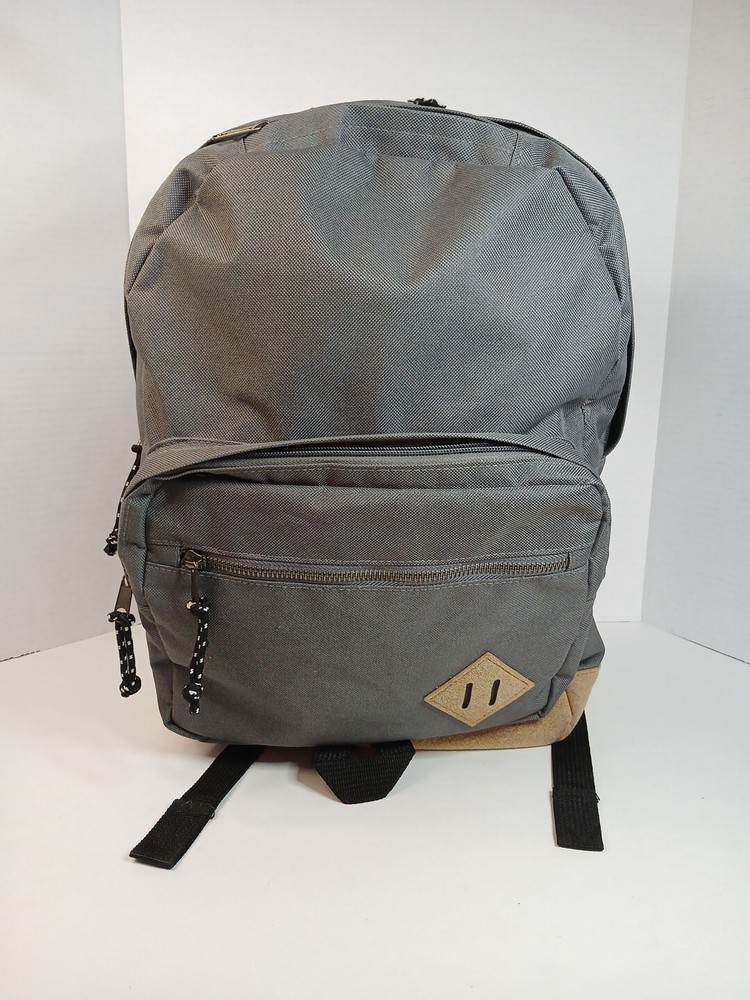 Dome Backpack Gray Headphone Jack Striped Inside Unisex