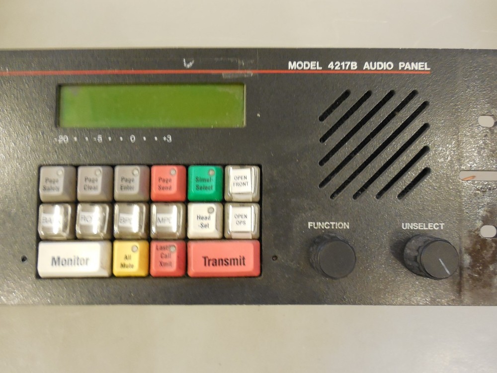 Zetron Model 4217B Audio Panel