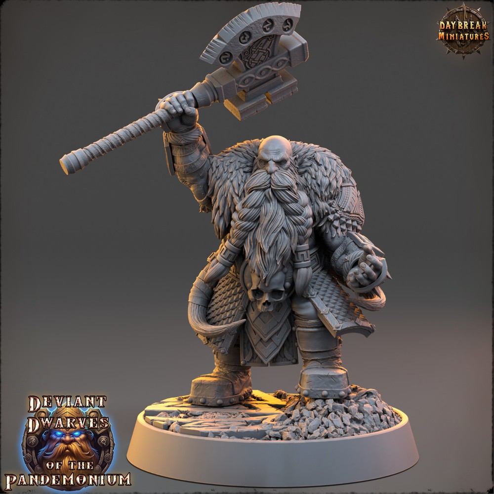 Deviant Dwarf Lord Zigmond | DayBreak Miniatures |