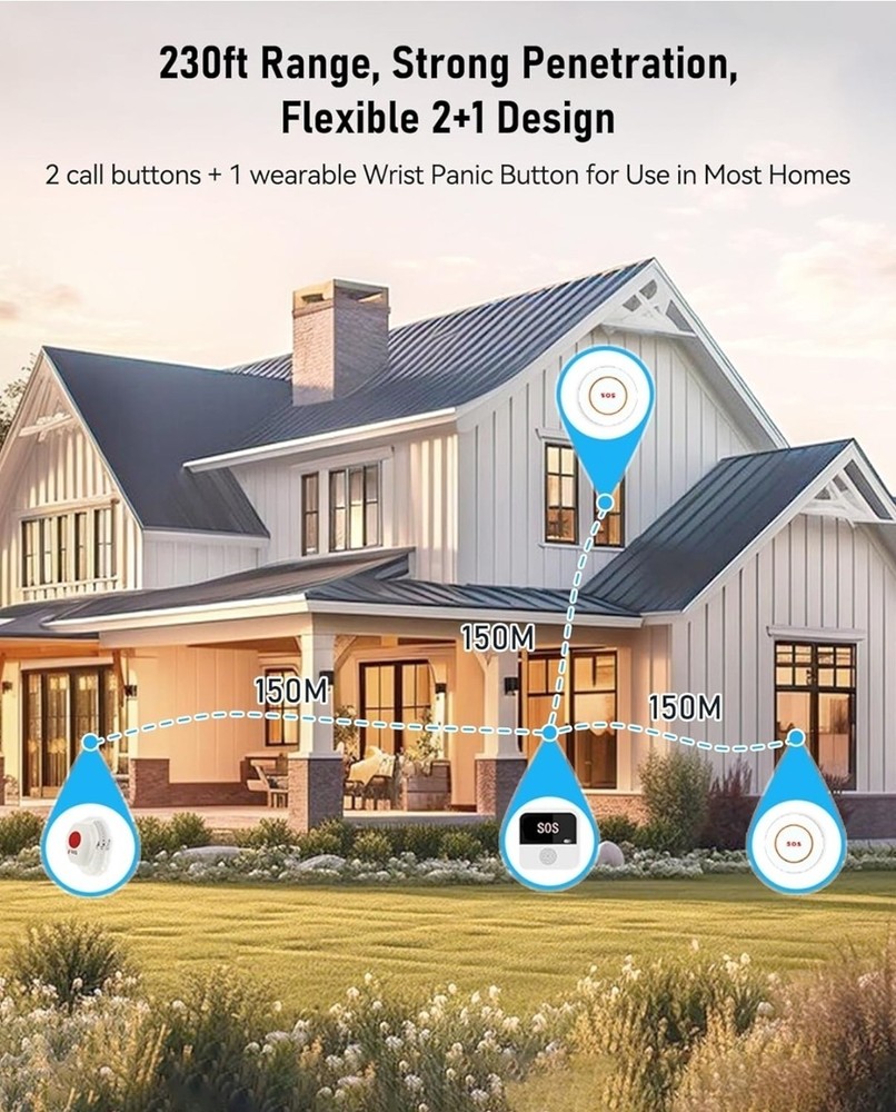 Multifunctional Smart Pager SOS Alert System