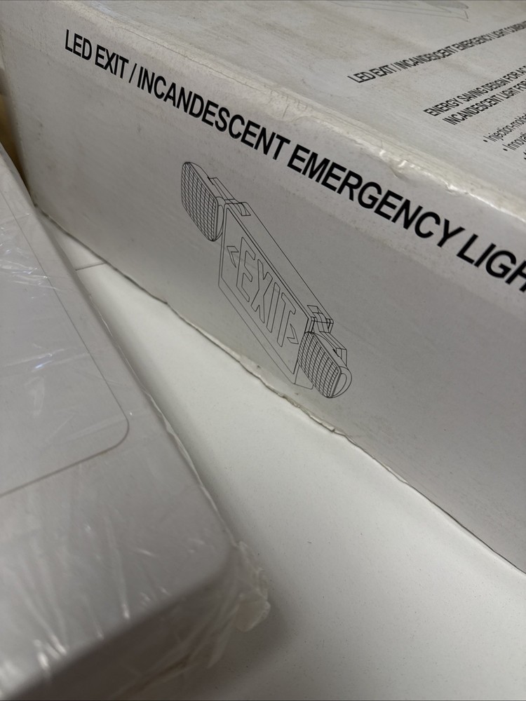 Emergi-Lite ELXN400RN LED Exit Head Emergency LED Combo