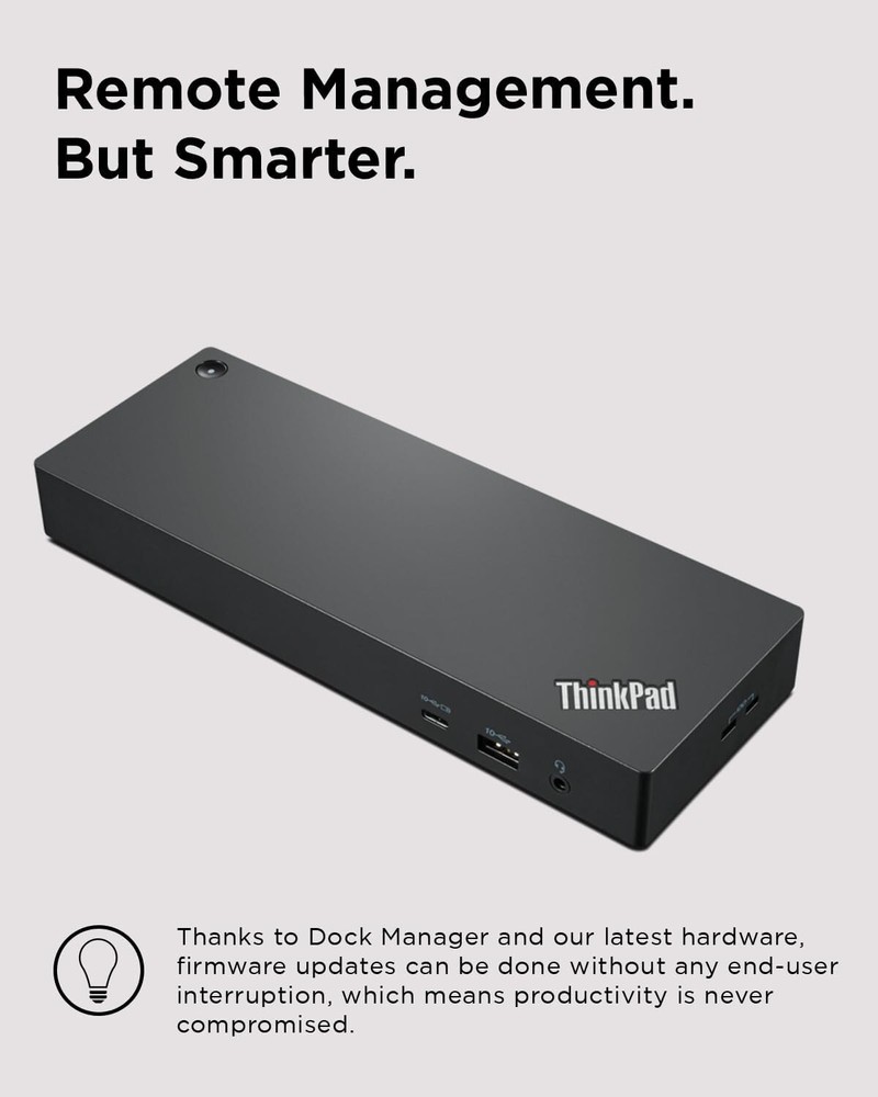 Lenovo ThinkPad 40B00135US Thunderbolt 4 Docking Station