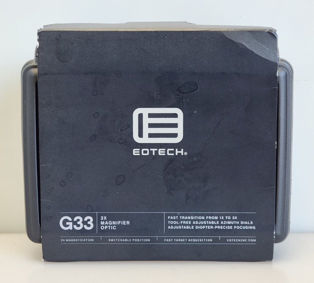 Authentic EOTECH G33 Magnifier 3X STS Switch to Side Mount, Tan, G33.STSTAN, New