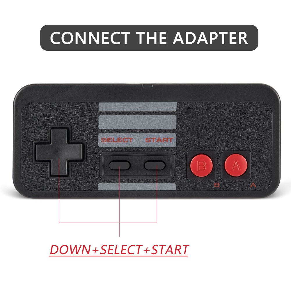 USB NES Wireless Controller &Reciver Joystick for PC/Gamepad Window PC MAC Linux