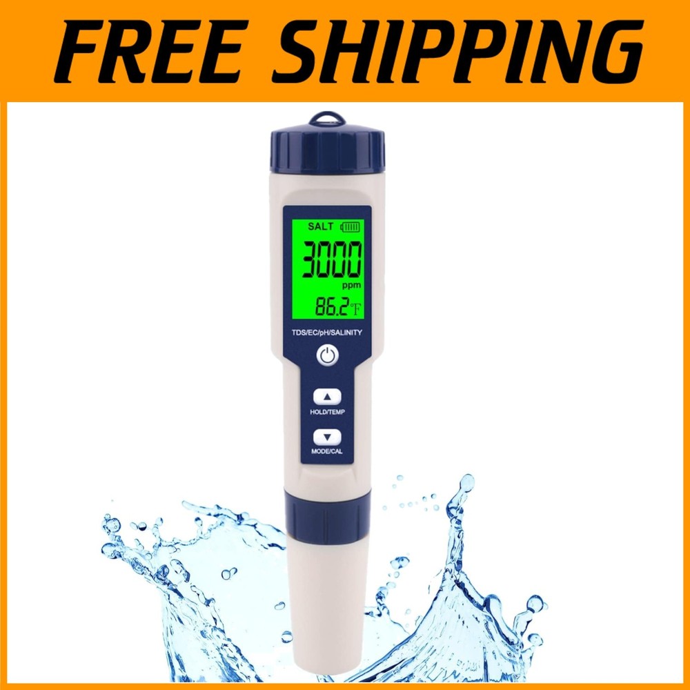 Digital Salinity Meter for Pool & Aquarium