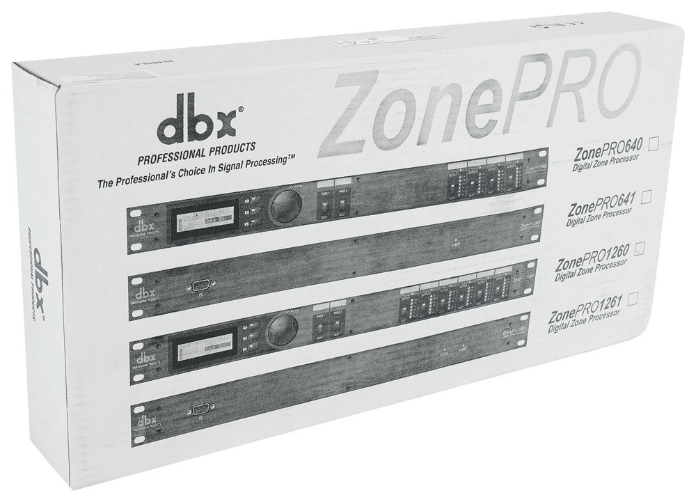 DBX ZonePRO 1260 12 Input x 6 Output Commercial Digital Zone Processor